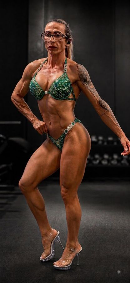 Jessica Dayane, atleta de fisiculturismo de Itabaiana (SE)