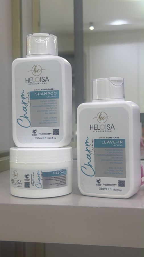 Kit Home-Care Charm Cachos, da Heloisa Charmosa